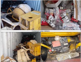 Motors and Car Parts / Used (27,600 Kg / 1 Container)