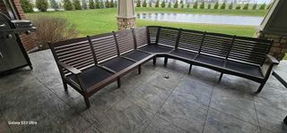 Furniture: Grill with Side Griddle, Terrace Outdoor Sectional and ...