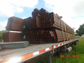 Welded Square Tube Non-Alloy Steel 4"x4" X24' - Partially Damaged (390 Pieces)