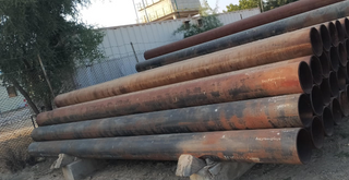 12" Grade B D3AQ Unused Surplus Line Pipe (643 Metric Tons)