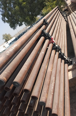 2" Grade B D3AQ Unused Surplus Line Pipe (11,572 Feet / 26 Metric Tons)