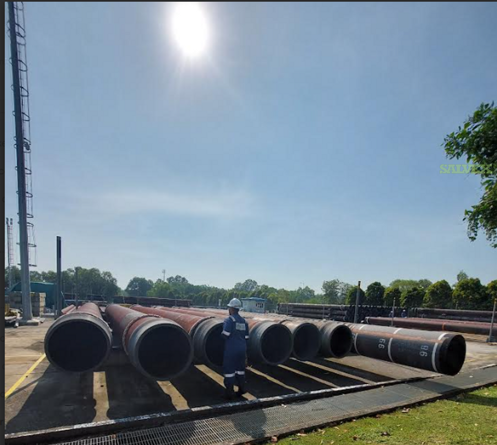 36" X56M Unused Surplus Line Pipe (468 Feet / 143 Metric Tons)