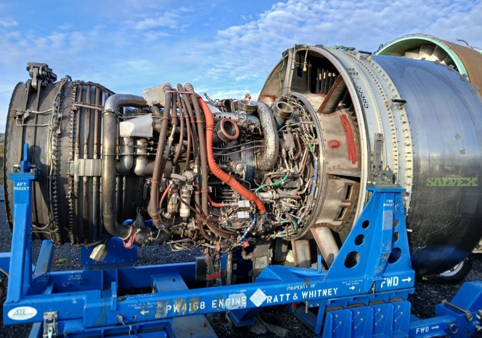 Pratt & Whitney PW4000 Unserviceable Engine with Engine Stand (1 Unit)