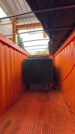 HPB 4,400 kVA Oil-Immersed Transformer, 30/0.48/0.48 kV (1 Unit / Damaged Transport Accident)